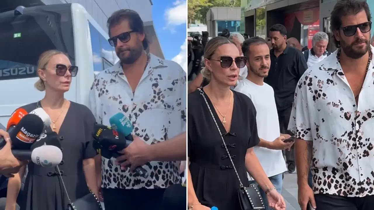 Serhat Kılıç'ın anma töreninde gergin anlar: Özge Özder’den fotoğraf çekmek isteyen kişiye sert tepki