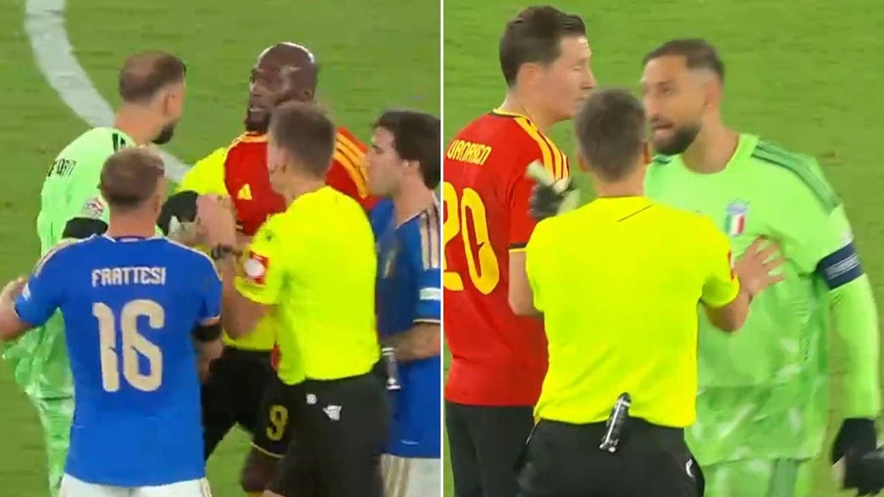 İtalya - Belçika maçı sonunda gergin anlar: Lukaku ile Donnarumma arasında tartışma çıktı