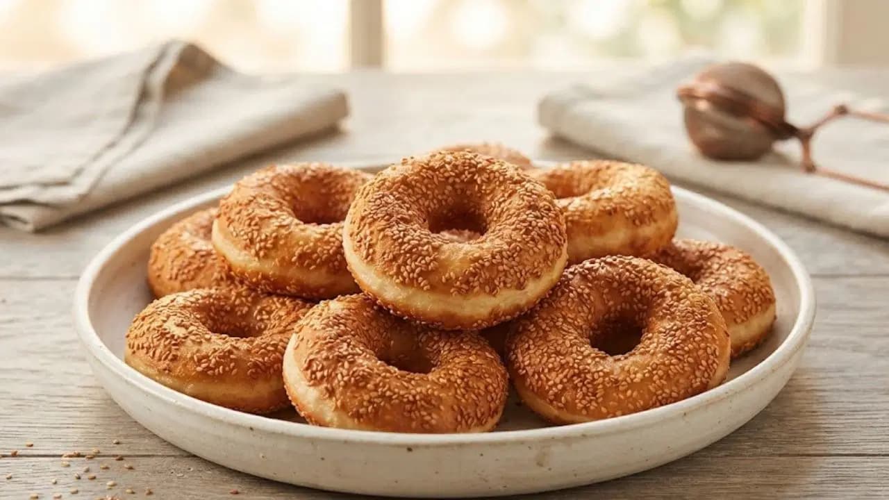Çay saatlerinin çıtır lezzeti: Simit pişi tarifi