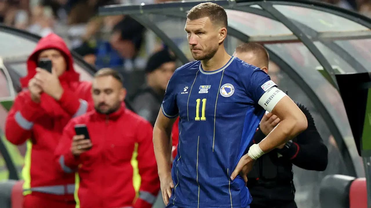 Bir dönem sona erdi: Edin Dzeko, Bosna Hersek Milli Takımı'na veda etti
