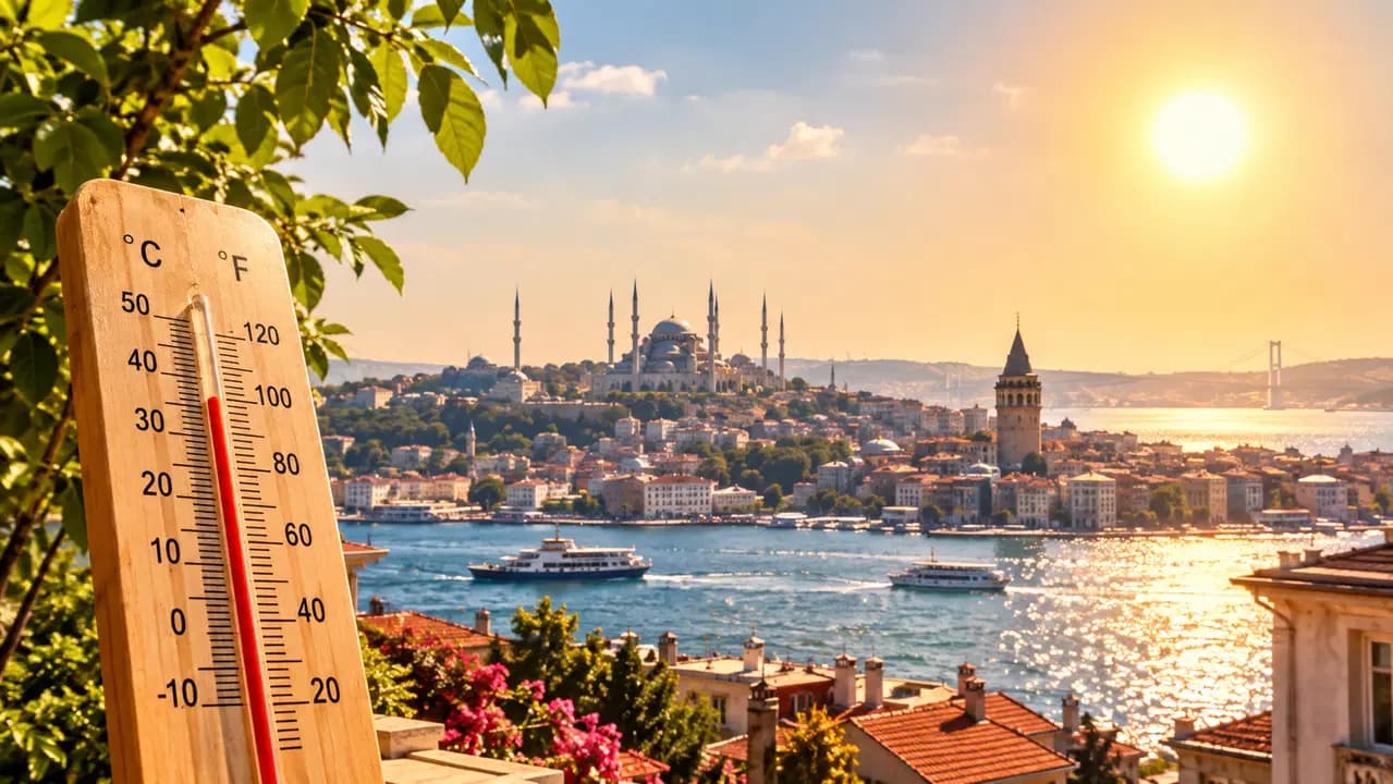AKOM'dan İstanbul için sıcak hava uyarısı: Sıcaklık 31 dereceye çıkacak!