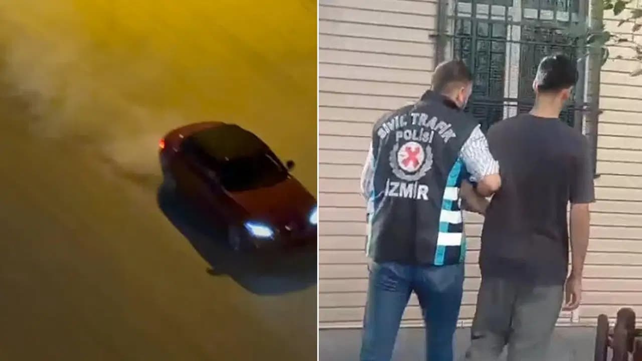 Drift attı, gözaltına alındı: 146 bin lira ceza kesildi