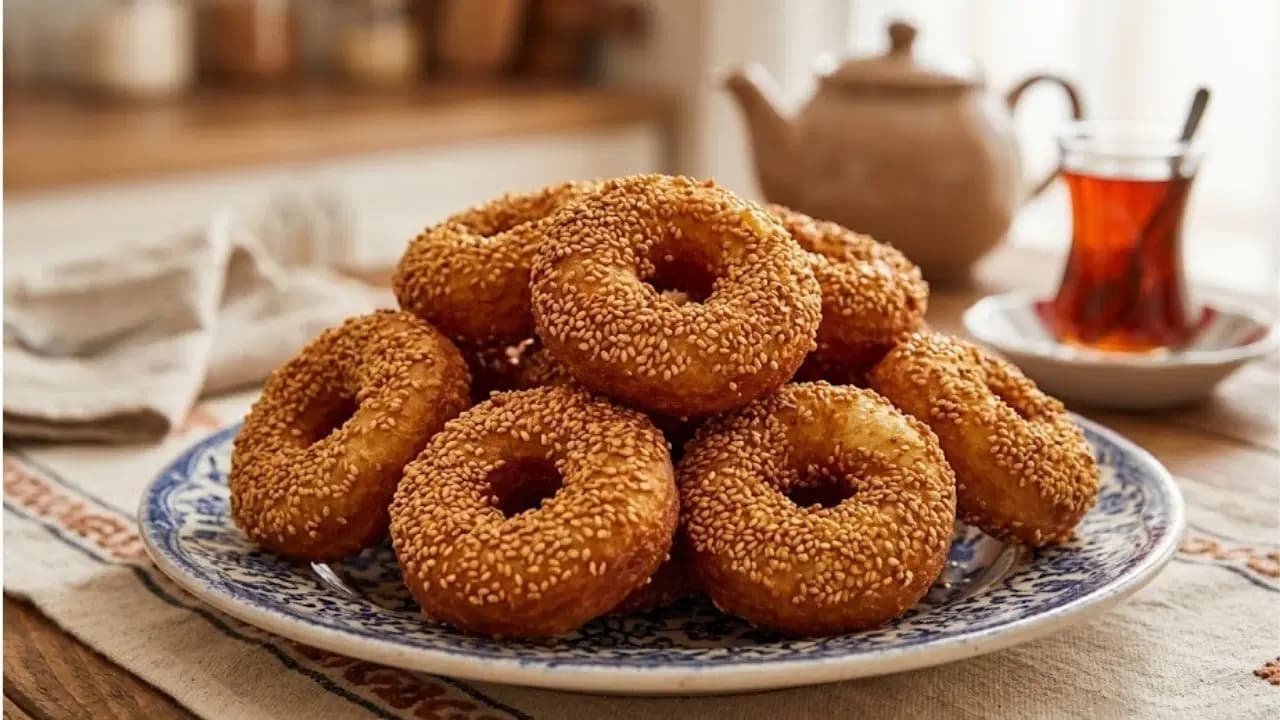 Çay saatlerinin çıtır lezzeti: Simit pişi tarifi