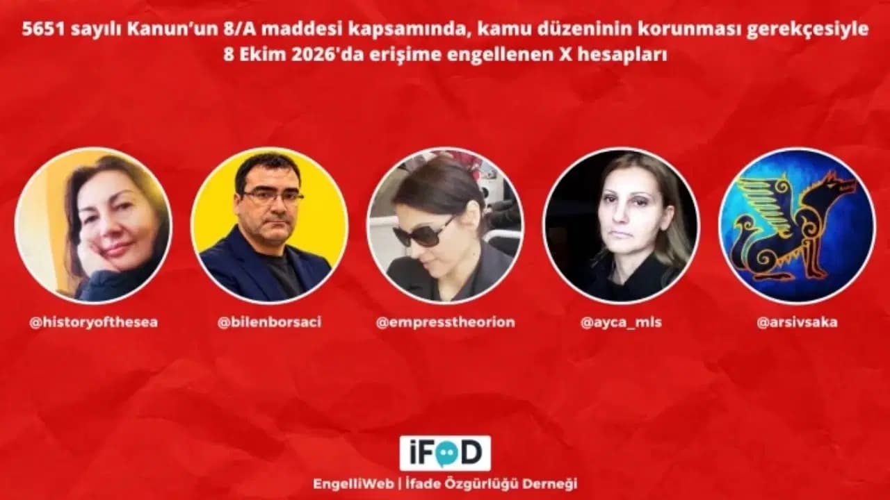 En az 39 X hesabına daha erişim engeli