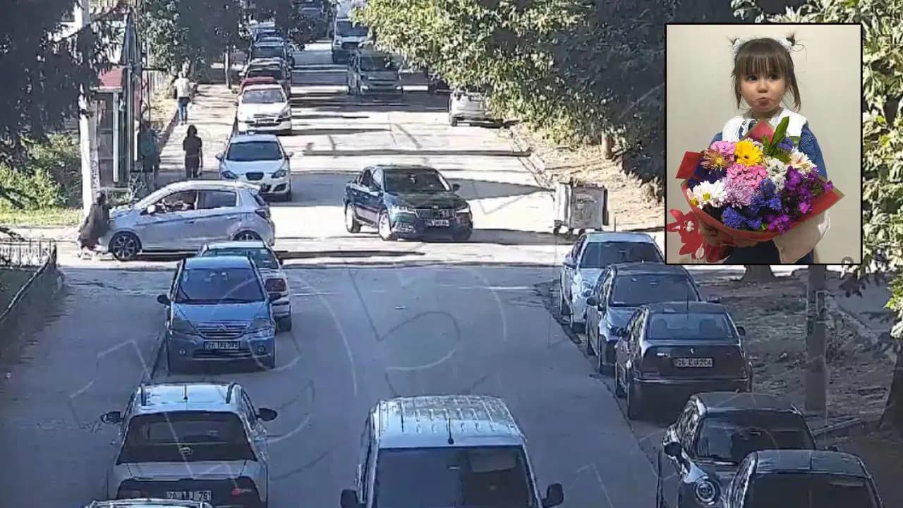 3 yaşındaki Elif’in öldüğü kazanın görüntüleri ortaya çıktı