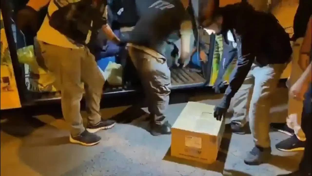 Yolcu otobüsünde 39 kilo uyuşturucu ele geçirildi