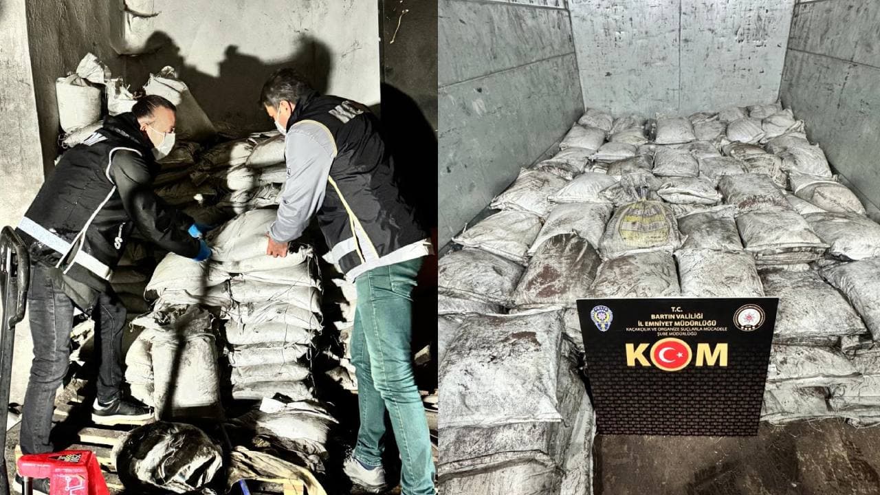 Piyasa değeri 40 milyon TL... Bartın'da evin deposunda 8 ton titanyum yakalandı