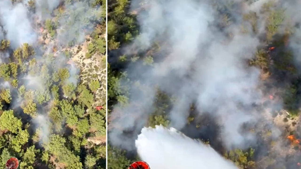 Son dakika... Antalya'da orman yangını: Havadan ve karadan müdahale başladı!