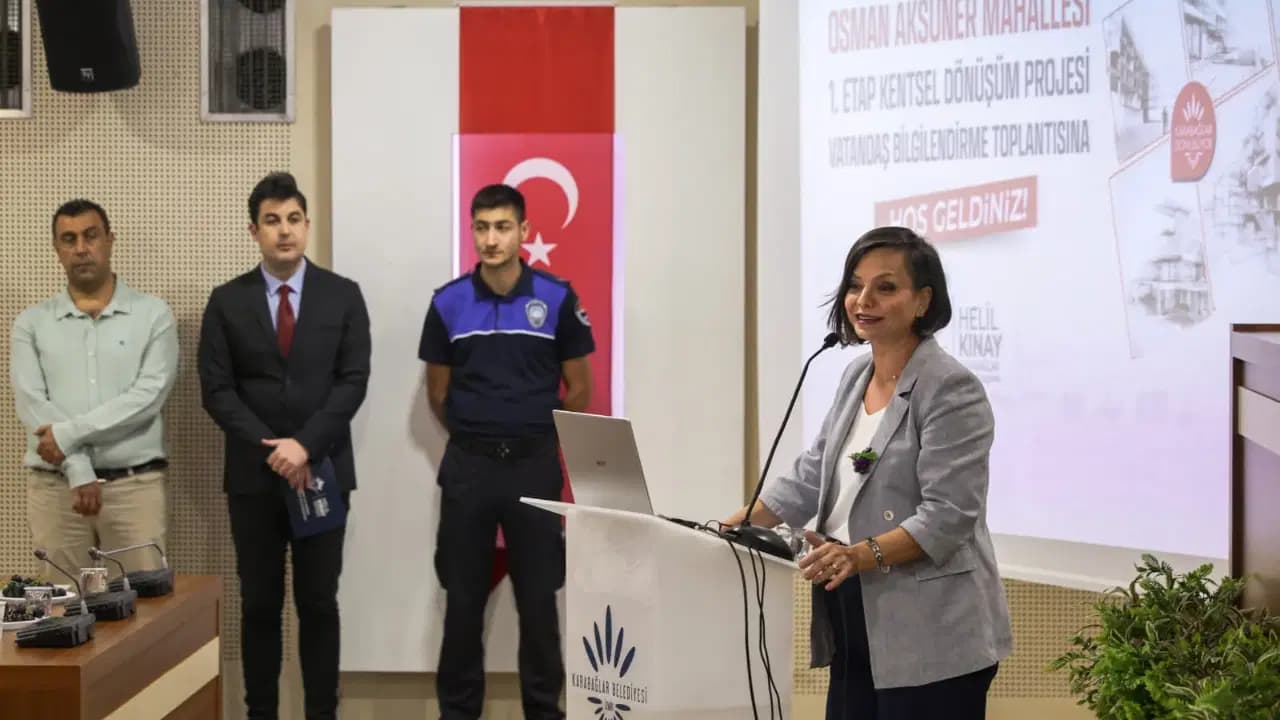 Karabağlar’da "kentsel dönüşüm için" bilgilendirme toplantısı