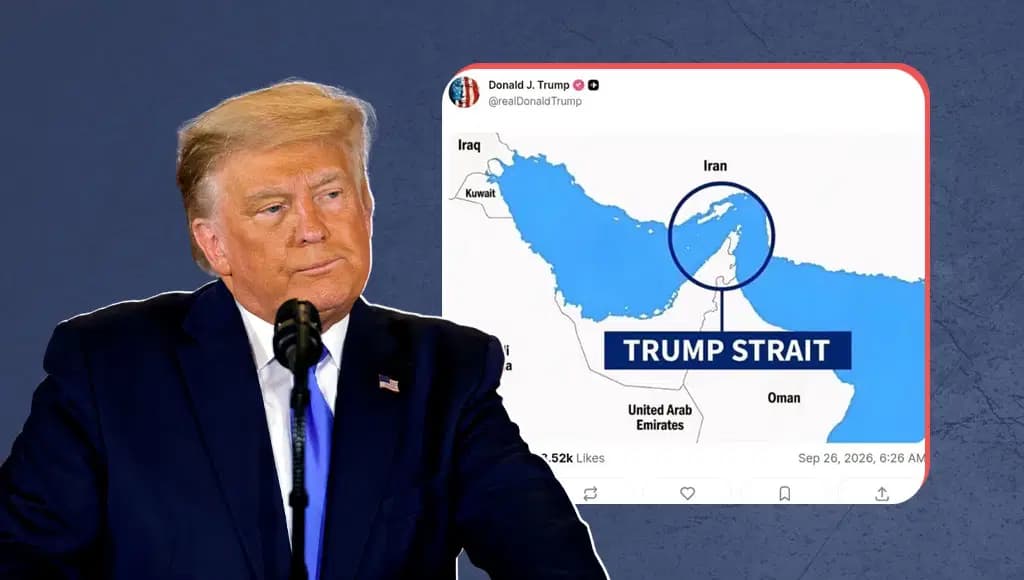 Trump, Hürmüz Boğazı’nın adını 'Trump Boğazı' yaptı