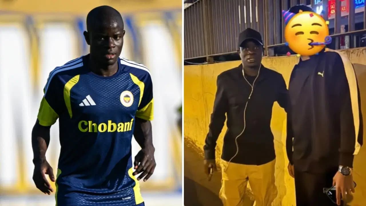 Fenerbahçeli N'Golo Kante tek başına İstanbul sokaklarında!