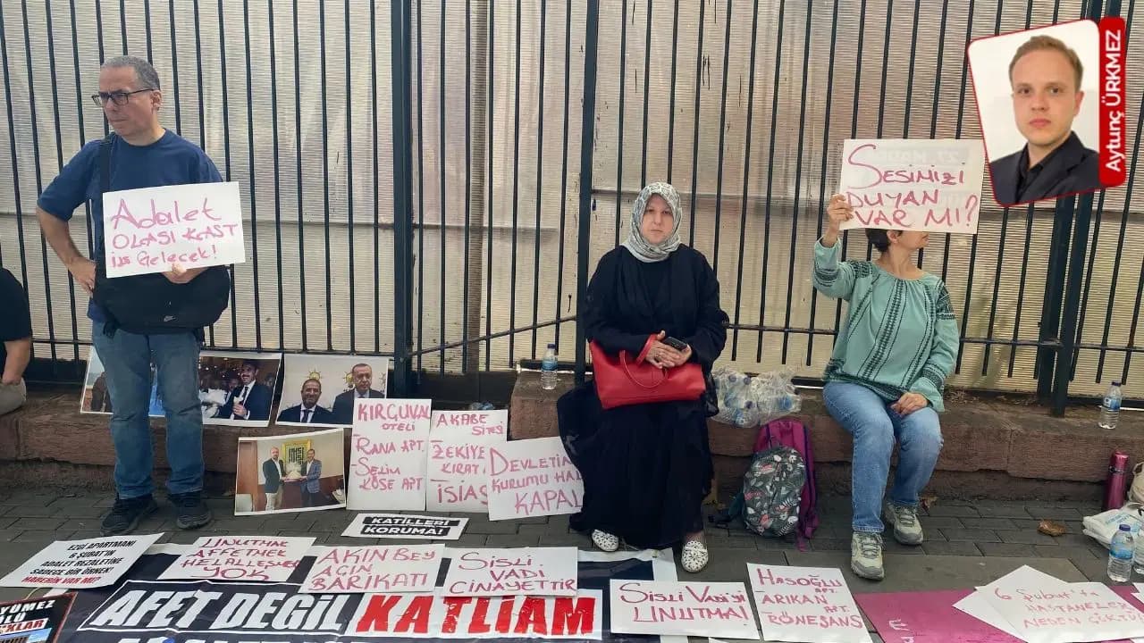 Adalet Peşinde Aileleri Platformu’nun Adalet Bakanlığı önündeki eylemi sürüyor: 'Sarayınıza da gelir, mücadelemizi orada da sürdürürüz'