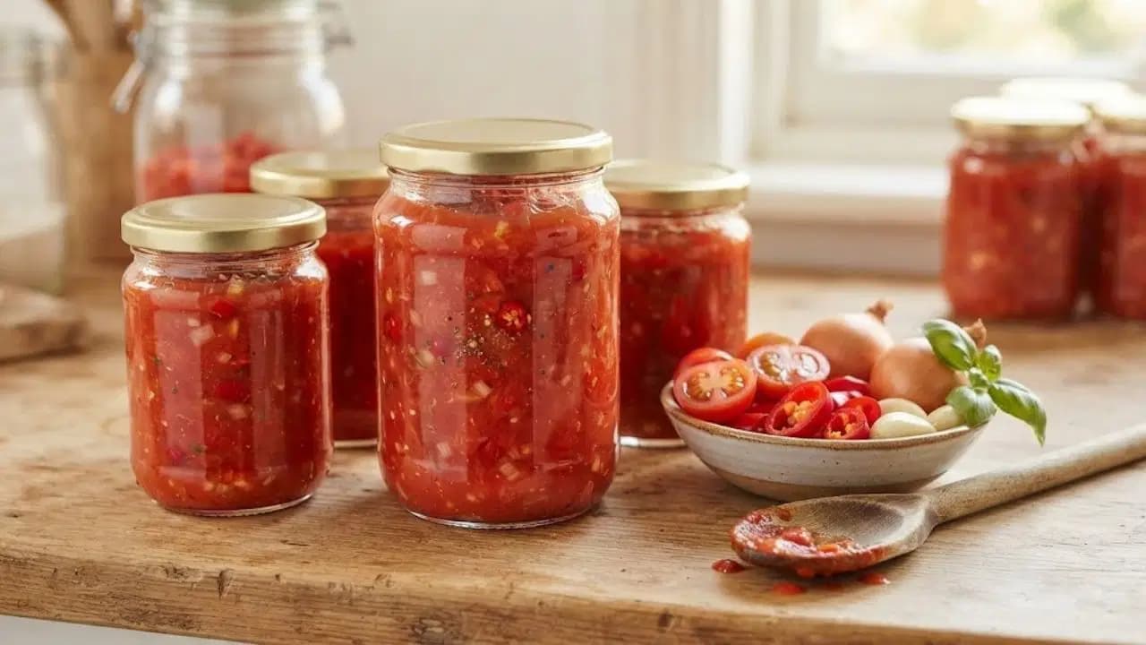 Çorbadan makarnaya her yemeğe yakışıyor: Acılı domates sosu tarifi