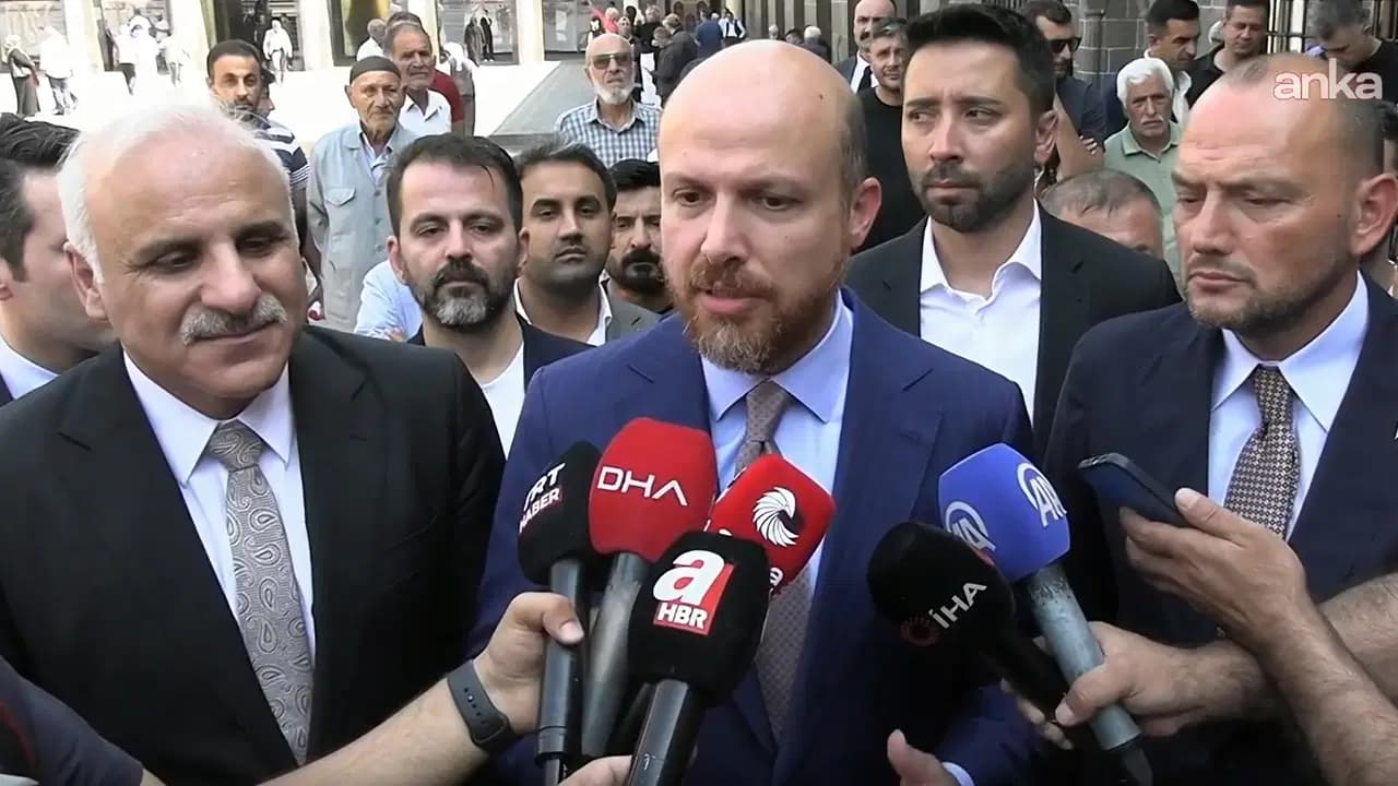 Bilal Erdoğan'dan Diyarbakır'da 'süreç' mesajı: 'Herkesin elini taşın altına koyması lazım'