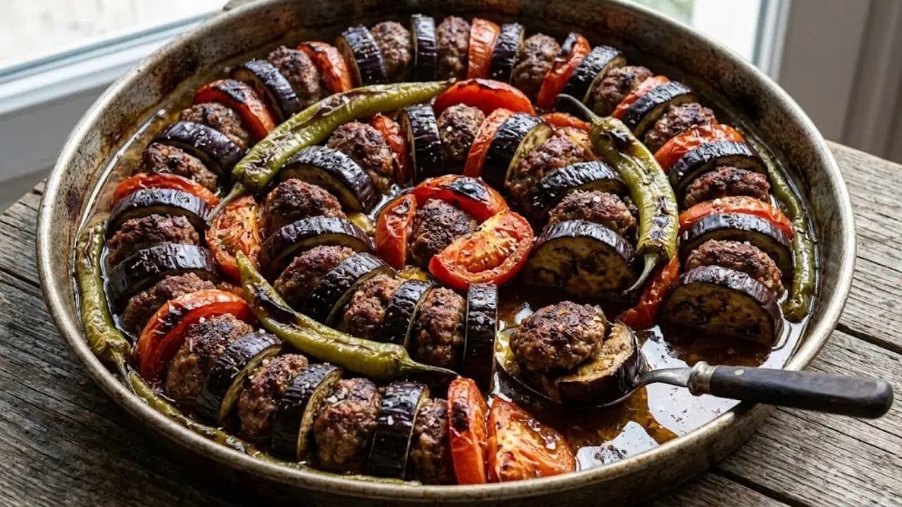 Sofraların sevilen lezzeti: Gaziantep usulü patlıcan kebabı tarifi