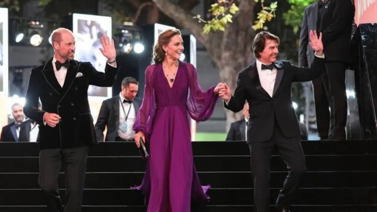 Londra'da yıldızlar geçidi: Prens William ve Kate Middleton, Tom Cruise’un galasında