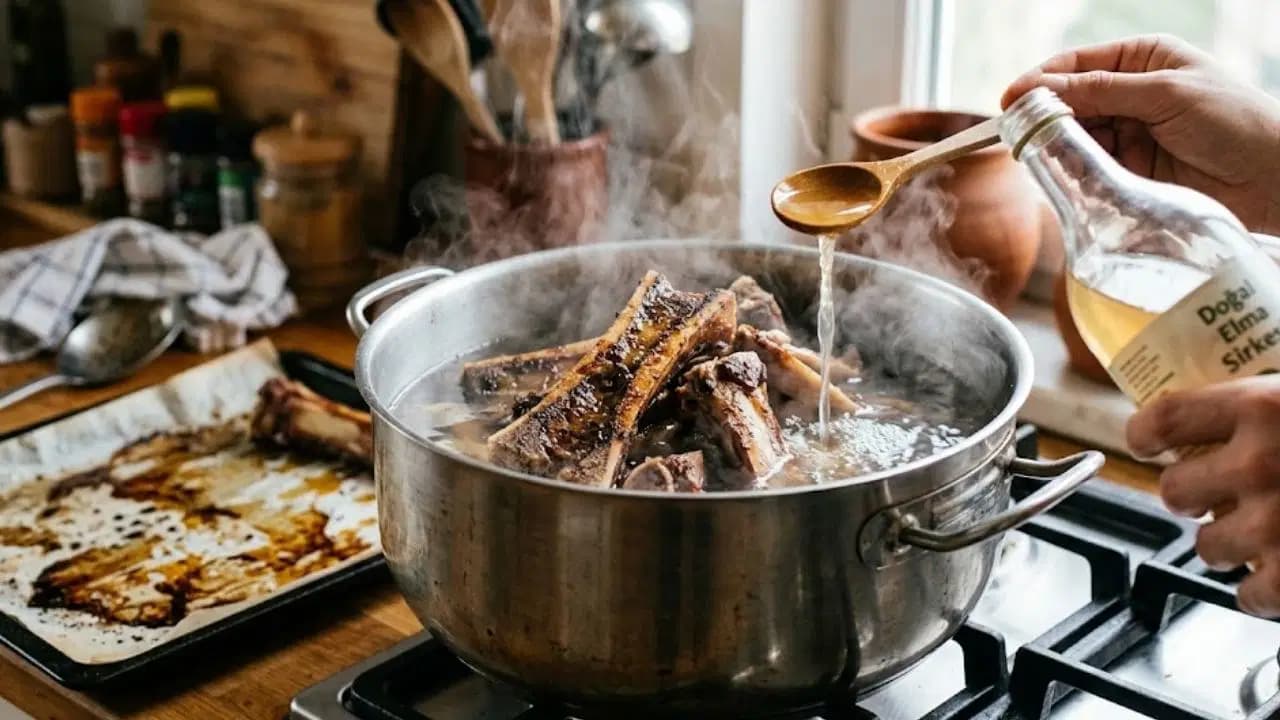 ​Kışın çorbalara gizli şifa: Jöle kıvamında ilikli kemik suyu yapıp aylarca saklama tüyosu