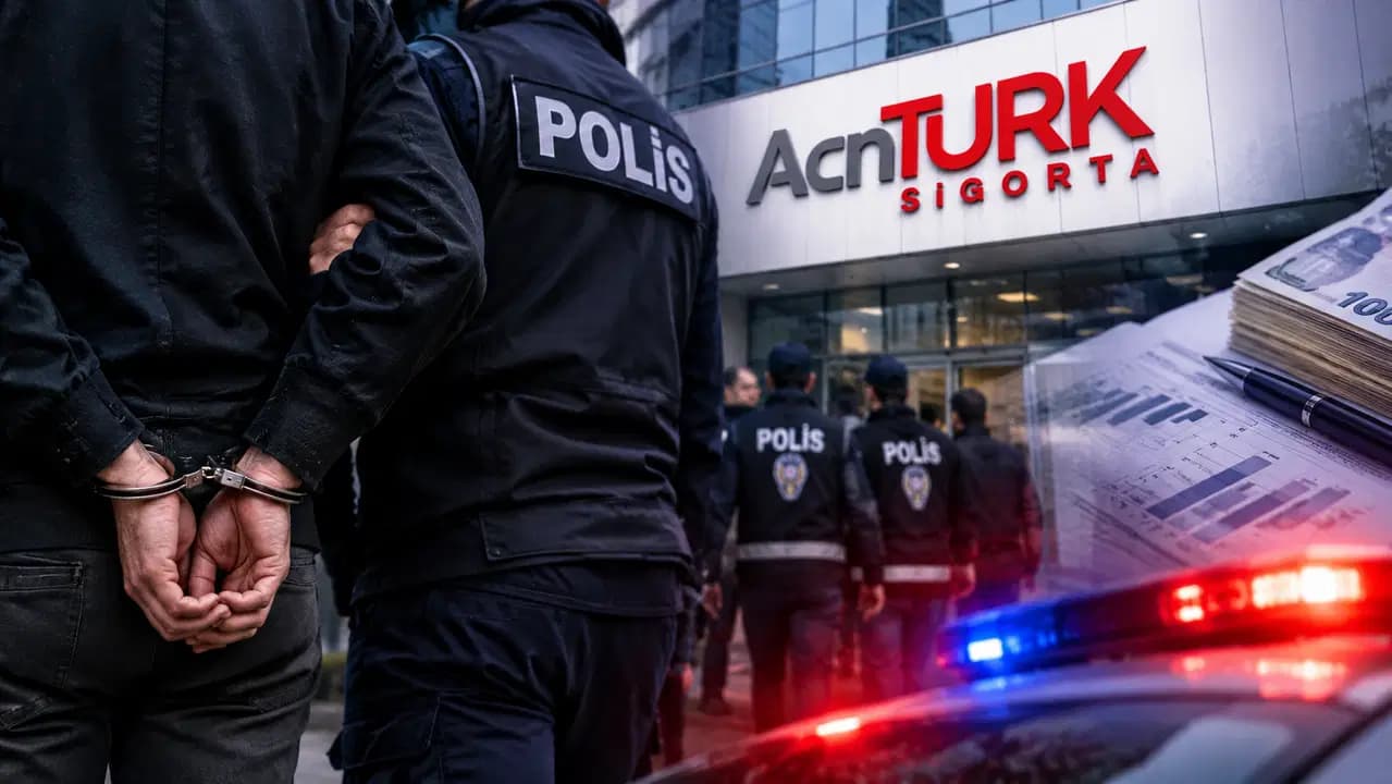 Son dakika... AcnTürk Sigorta'ya soruşturma: 23 kişi gözaltına alındı! 130 milyon TL zimmete geçirilmiş...