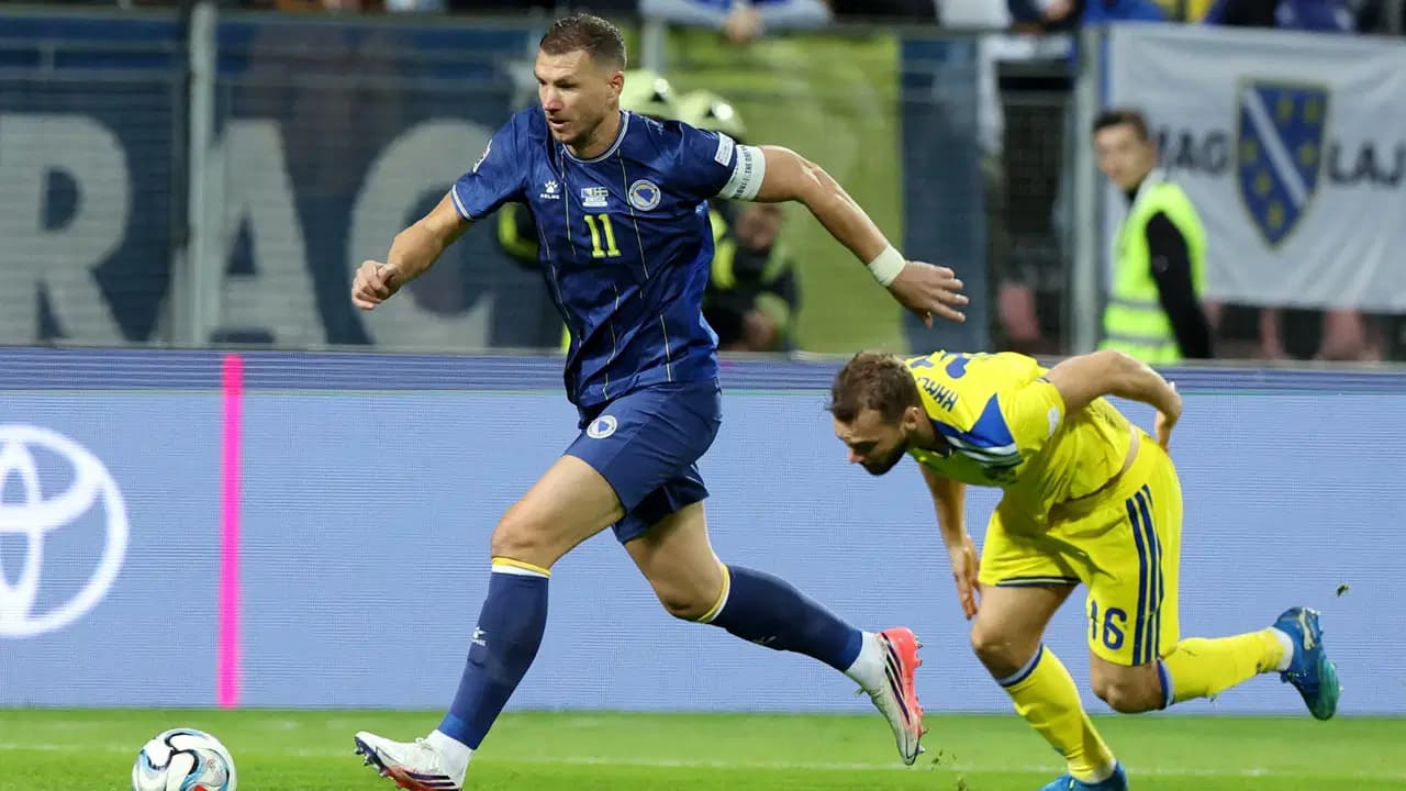 Bir dönem sona erdi: Edin Dzeko, Bosna Hersek Milli Takımı'na veda etti