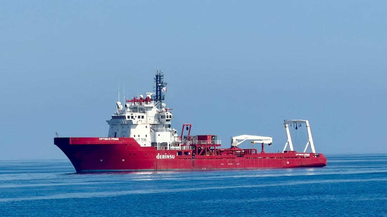 KKTC'de batan geminin enkazında arama çalışmalarına Türkiye'den bir gemi daha katıldı