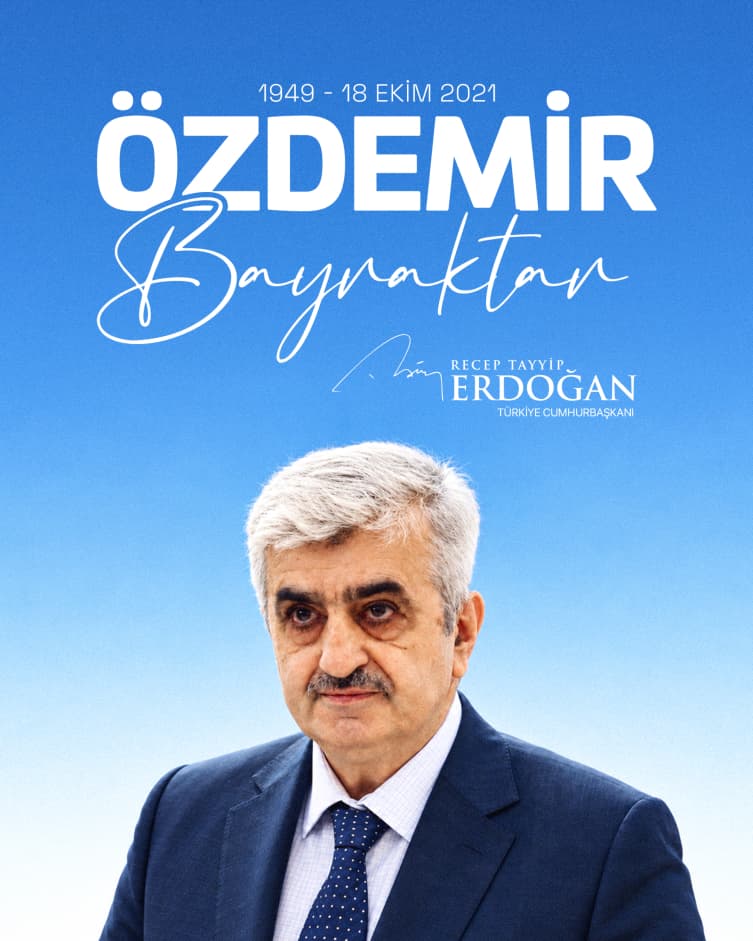 Cumhurbaşkanı Erdoğan'dan Özdemir Bayraktar'ı anma mesajı