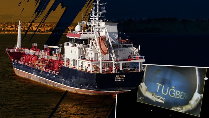 Silivri açıklarındaki gemi kazasında 4'üncü gün: Kayıp 10 kişilik mürettebat aranıyor! Geminin üzerindeki yazı ROV cihazıyla görüntülendi