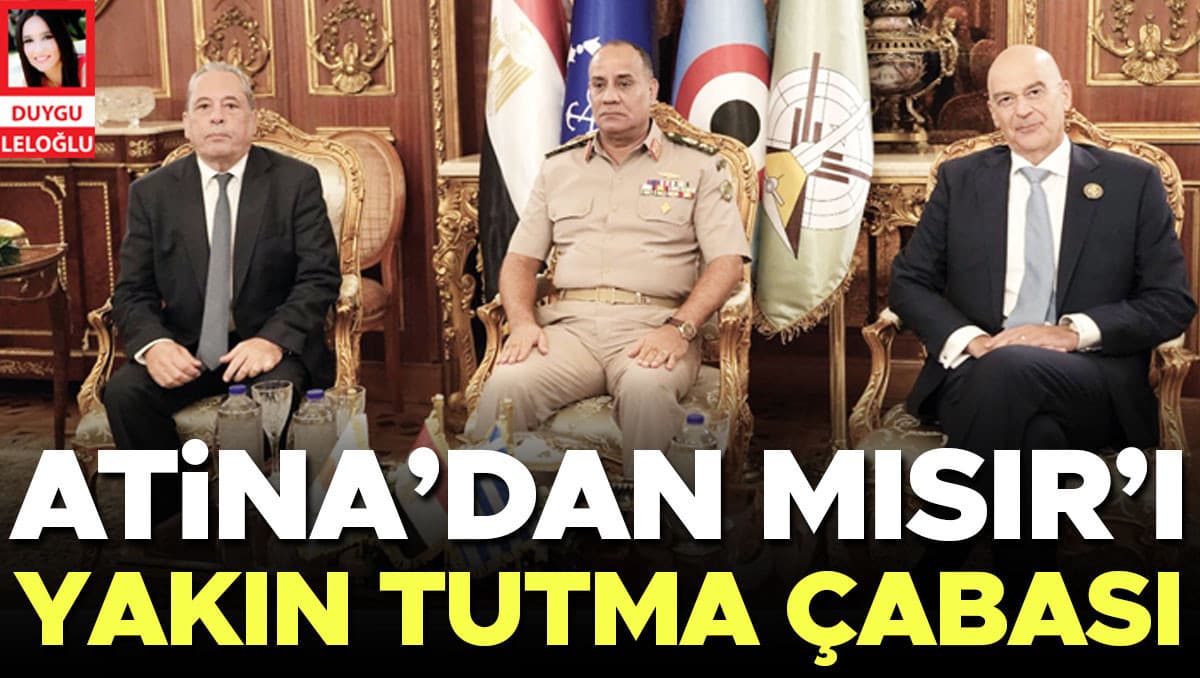 Atina’dan Mısır’ı yakın tutma çabası