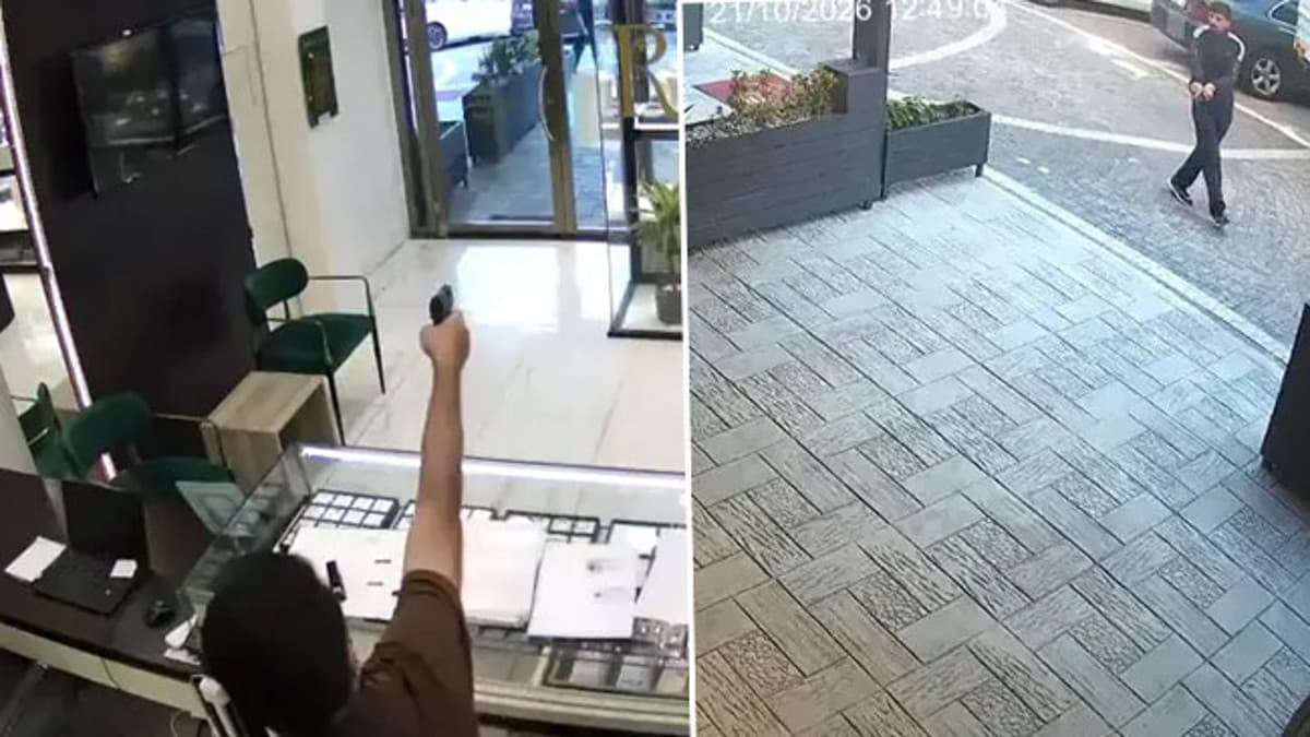 Esenyurt'ta kuyumcuya silahlı saldırıda yeni görüntüler çıktı: 'Senin için adam vururum'