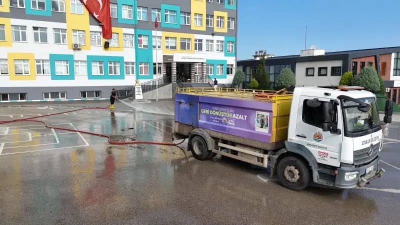 Atakum’da okullar yeni eğitim yılına hazırlanıyor