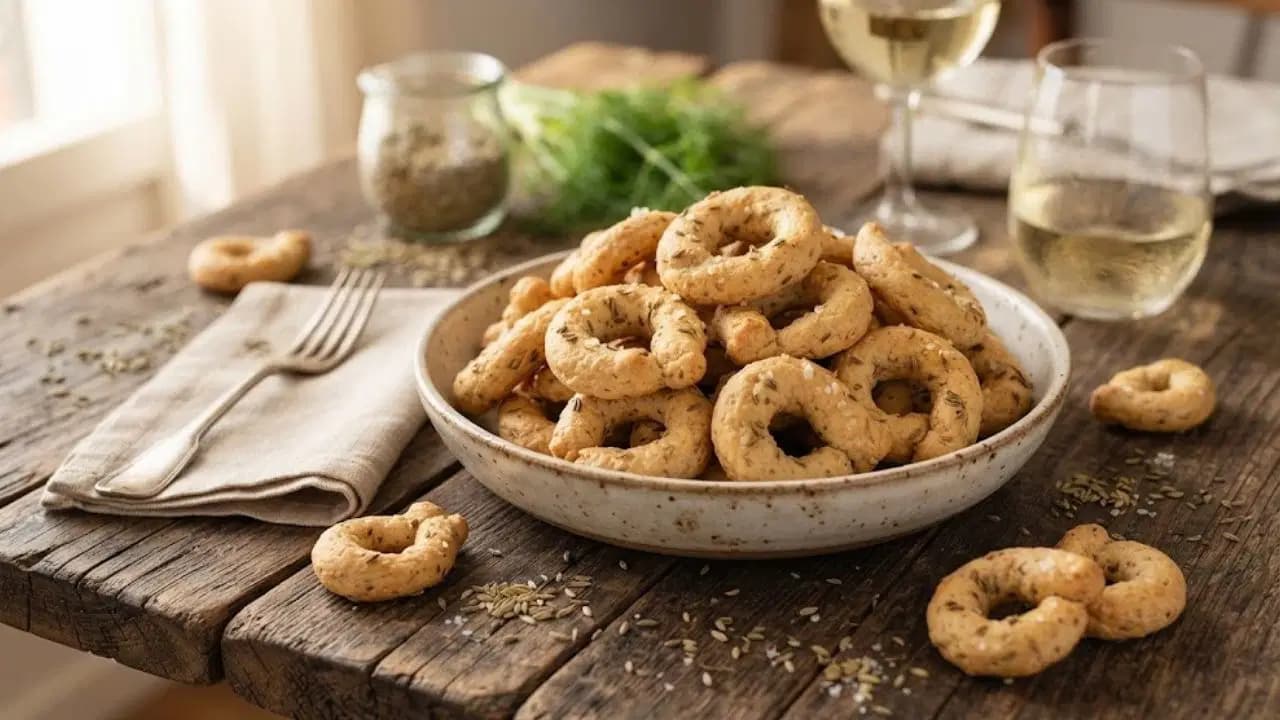 İtalyan mutfağının kıtır lezzeti: Taralli tarifi