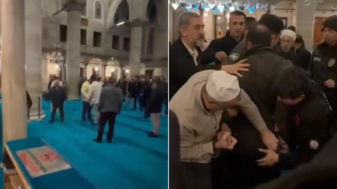 Camide havaya ateş açtı: 2 kişi gözaltına alındı