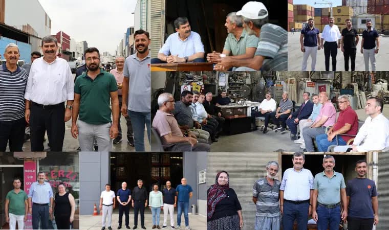 Toroslar Belediye Başkanı Yıldız esnaf ziyaretlerini sürdürüyor