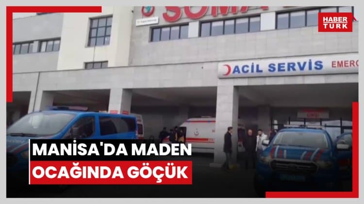 Manisa'da maden ocağında göçük