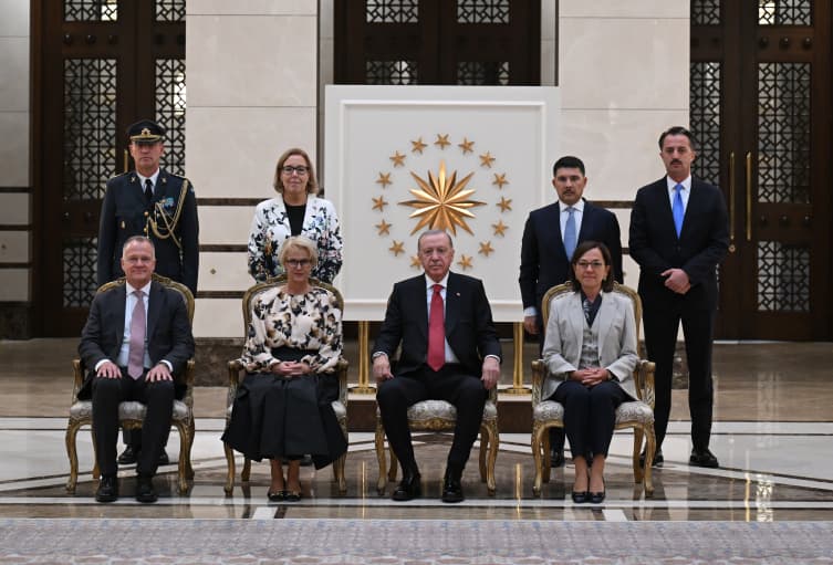 Cumhurbaşkanı Erdoğan, büyükelçilerin güven mektuplarını kabul etti